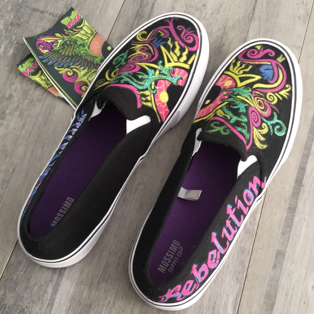Awesome Hand painted Rebelution Shoes✨Sale✨